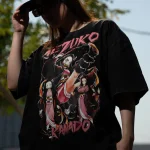 Demon Slayer Nezuko Kamado Vintage Tee, Anime Shirt for Fans - Image 3