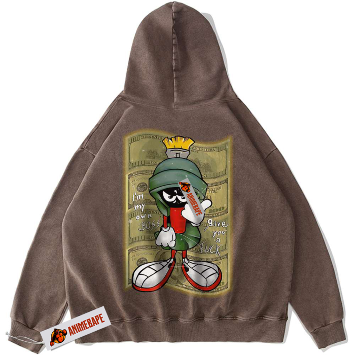 Looney Tunes Marvin the Martian Vintage Animated Hoodie - Image 6