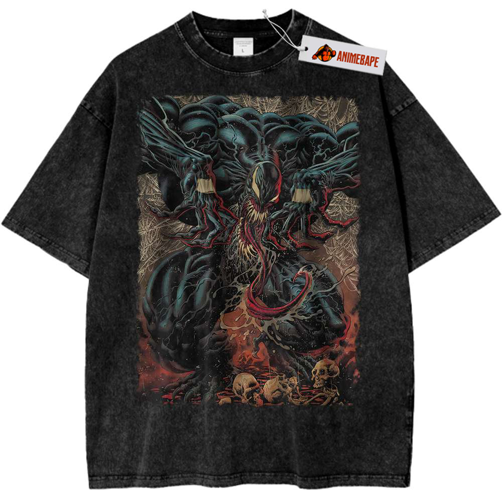 Marvel Comics Agent Venom Vintage T-Shirt for Comic Fans