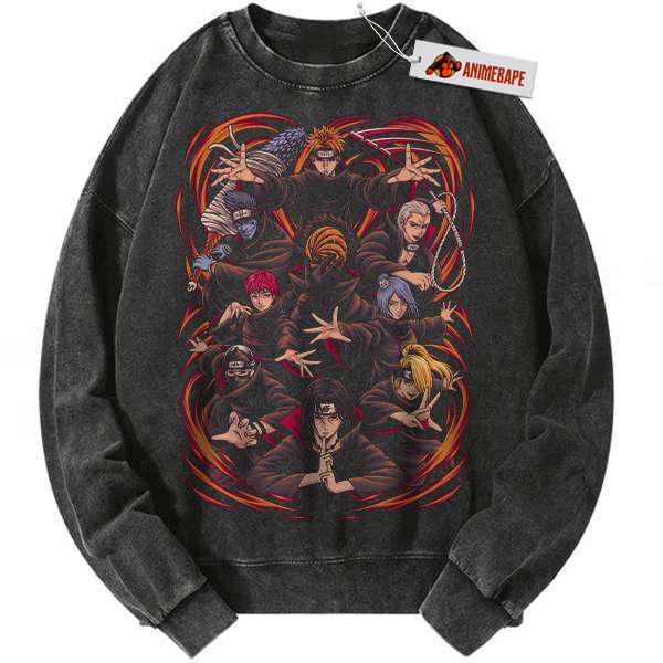 Naruto Akatsuki Vintage Anime Sweatshirt for Fans and Collectors