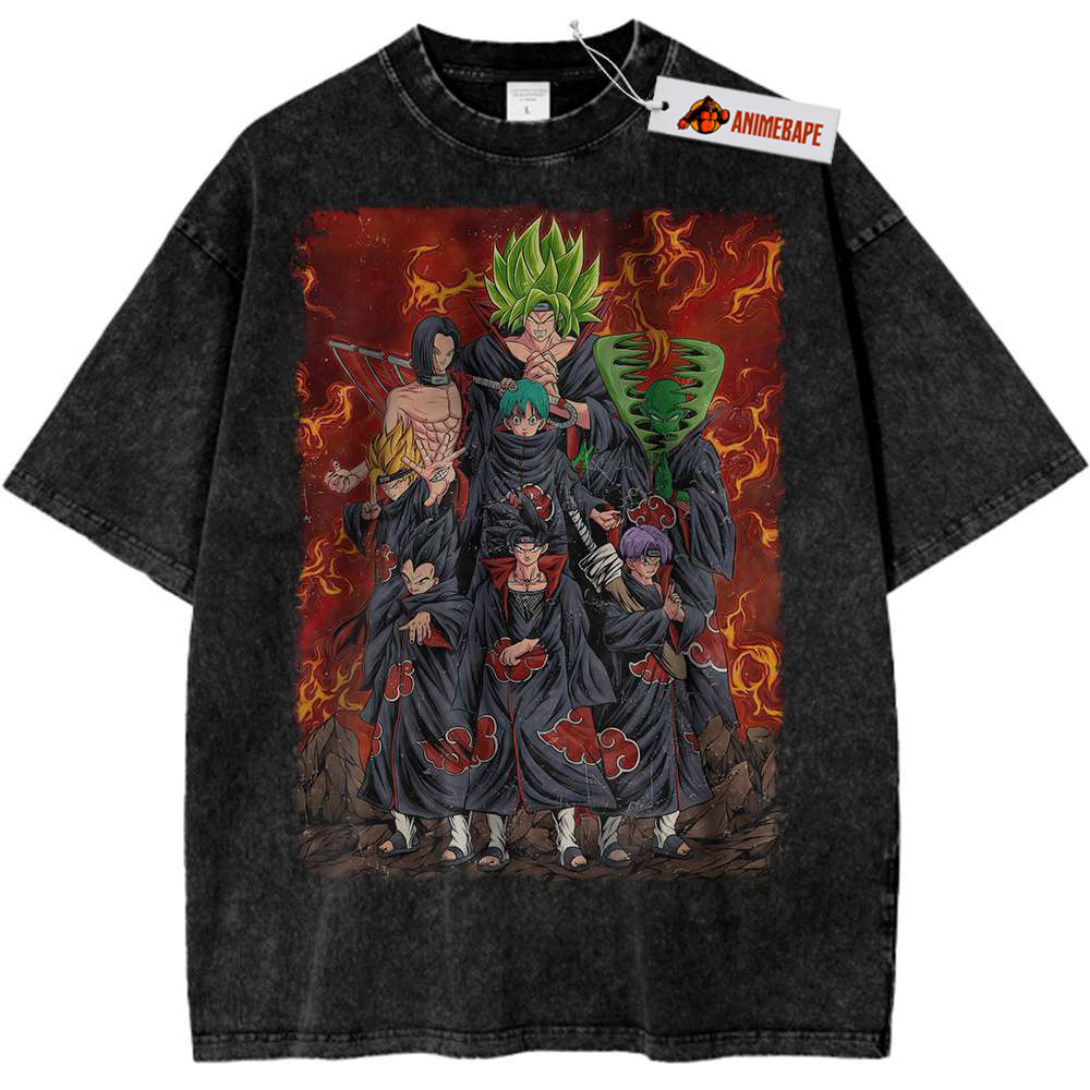 Akatsuki Dragon Ball DBZ Vintage Anime Shirt Tee for Fans