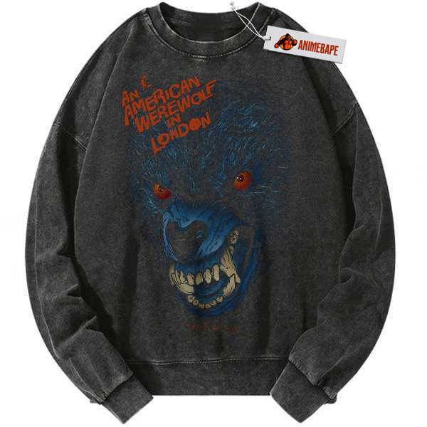 American Werewolf in London Halloween Horror Vintage Sweatshirt