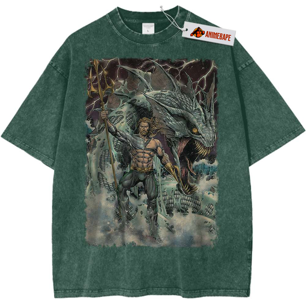 DC Comics Aquaman Vintage Tee Shirt for Men and Women