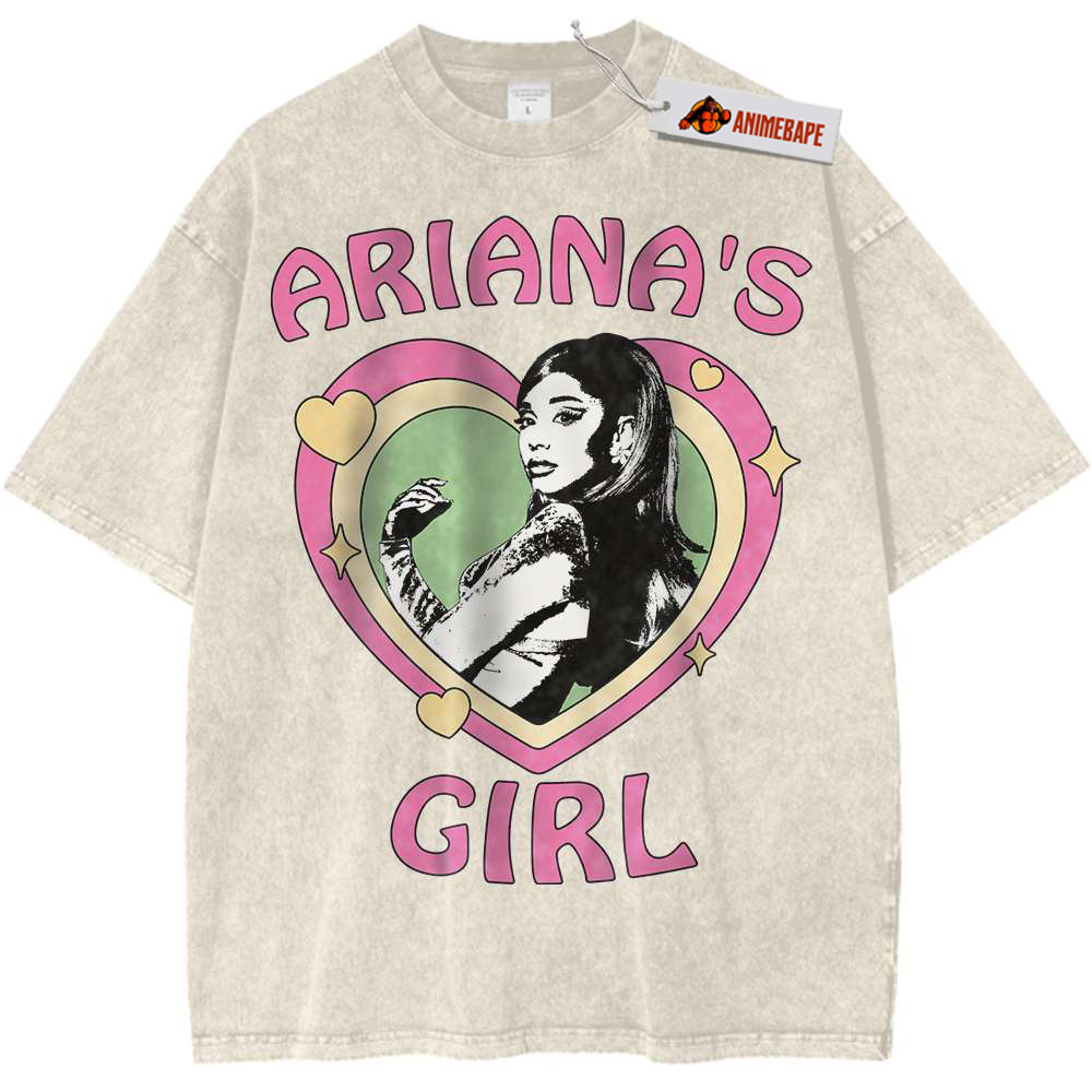 Ariana Grande Vintage T-Shirt, Retro Graphic Tee for Fans