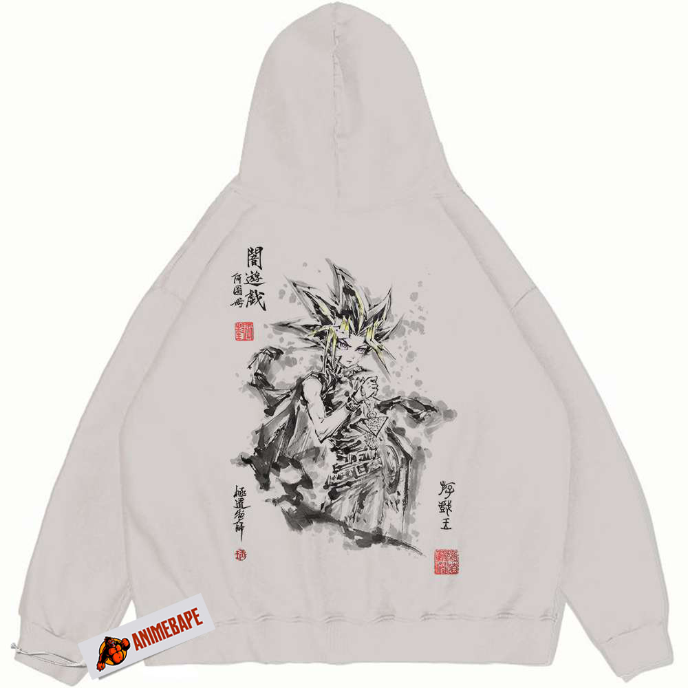 Yugi Muto Hoodie, Atem Yu-Gi-Oh! Vintage Anime Hoodie