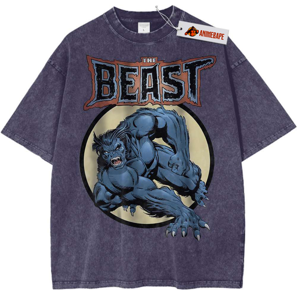 X-Men Beast Shirt, Vintage Marvel Comics Tee, Graphic T