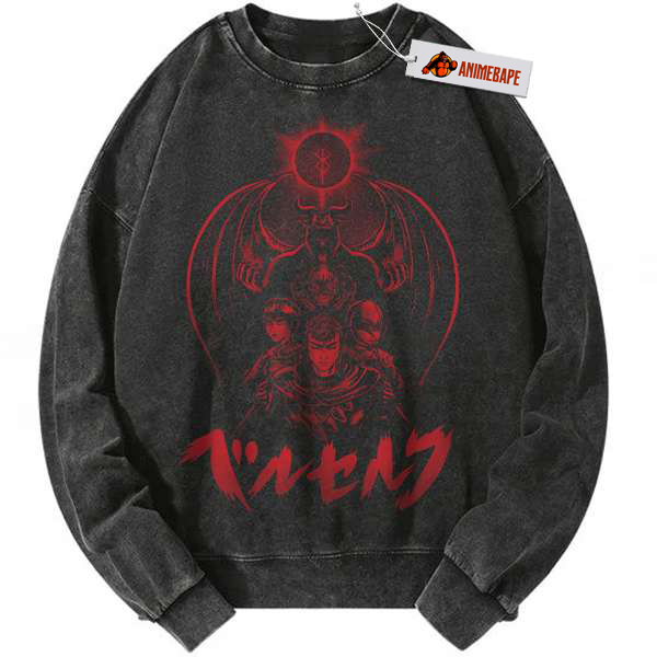 Berserk Vintage Anime Sweatshirt, Cozy Unisex Sweater