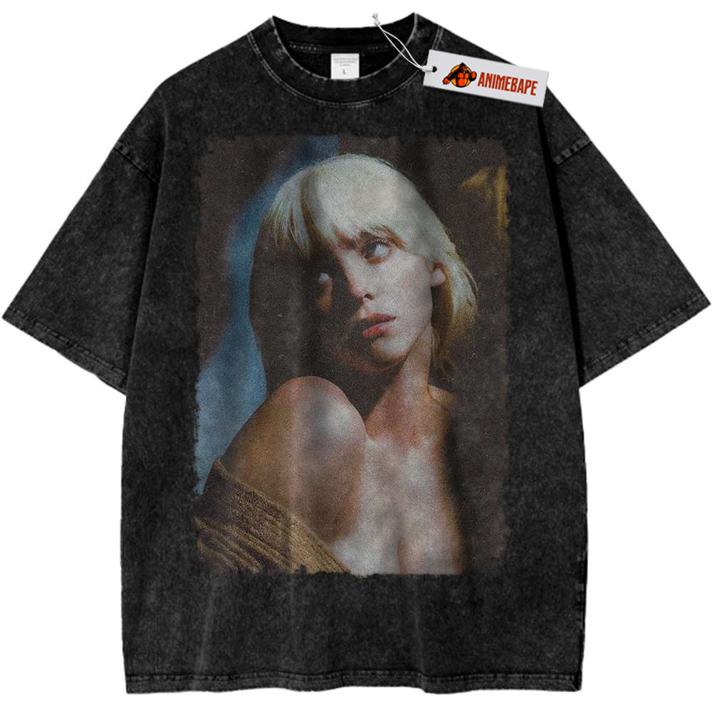Billie Eilish Vintage Tee Shirt for Music Fans Billie