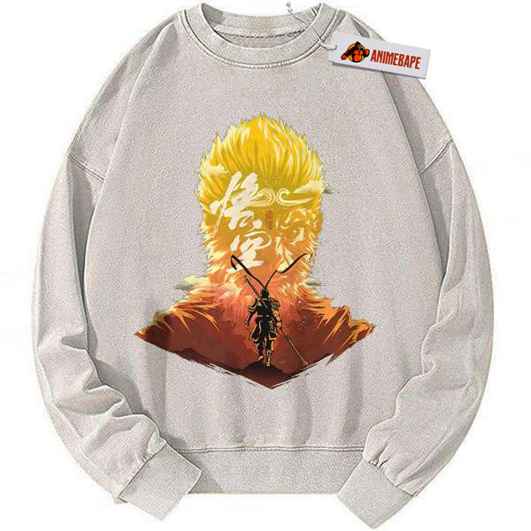 Black Myth Wukong Sweatshirt, Vintage Game Sweater for Gamers