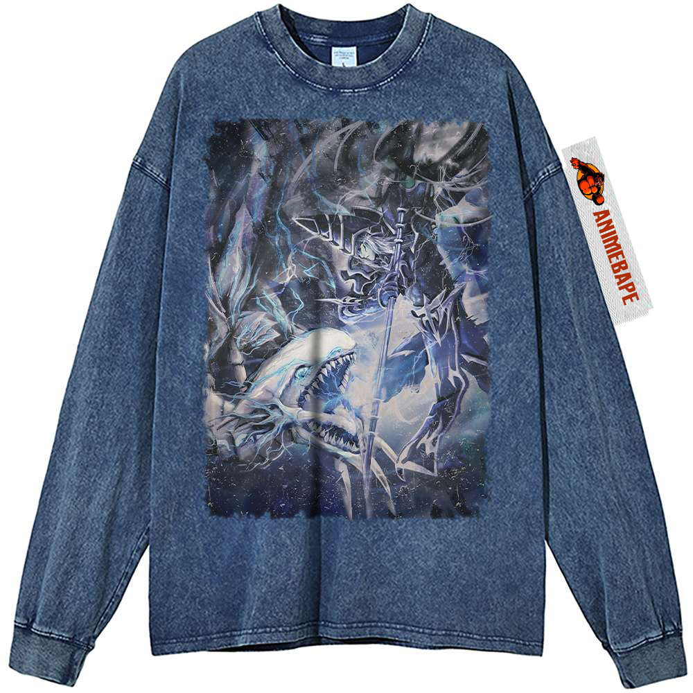 Blue Eyes White Dragon & Dark Magician Anime Sweatshirt