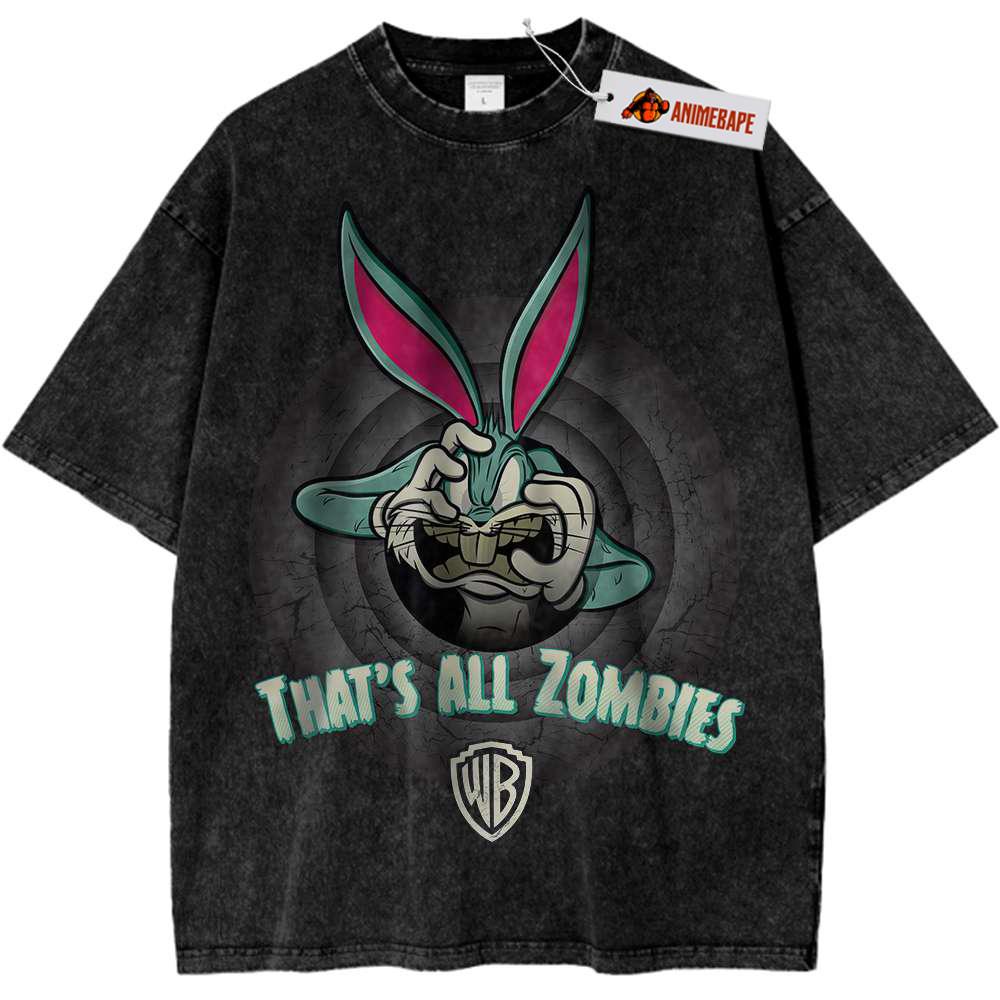 Vintage Bugs Bunny Looney Tunes Animated T-Shirt, Retro Tee