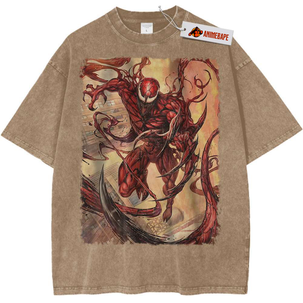 Marvel Carnage Vintage T-Shirt, Graphic Comic Shirt for Fans