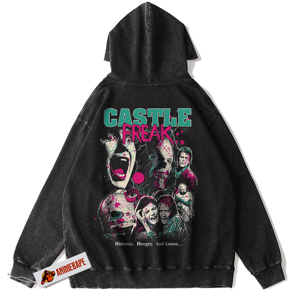 Castle Freak Vintage Halloween Hoodie for Horror Movie Fans