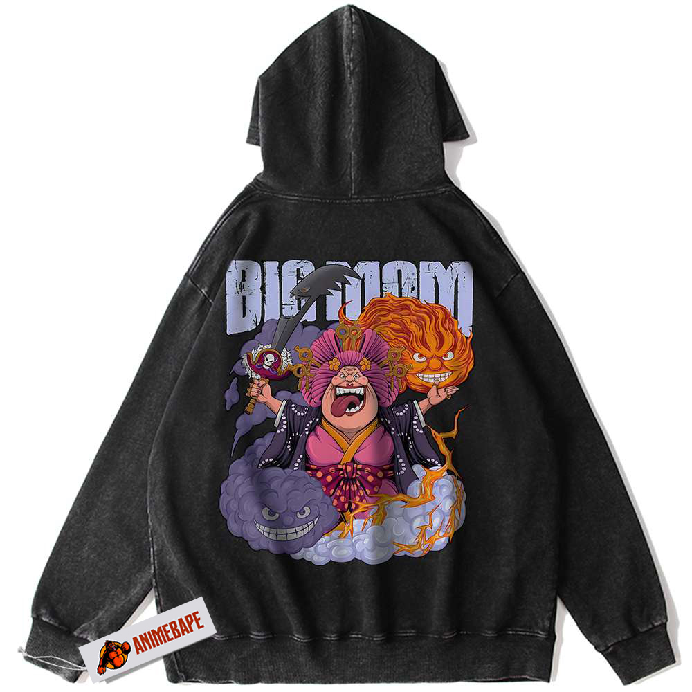 Big Mom Charlotte Linlin Hoodie, One Piece Anime Vintage Hoodie