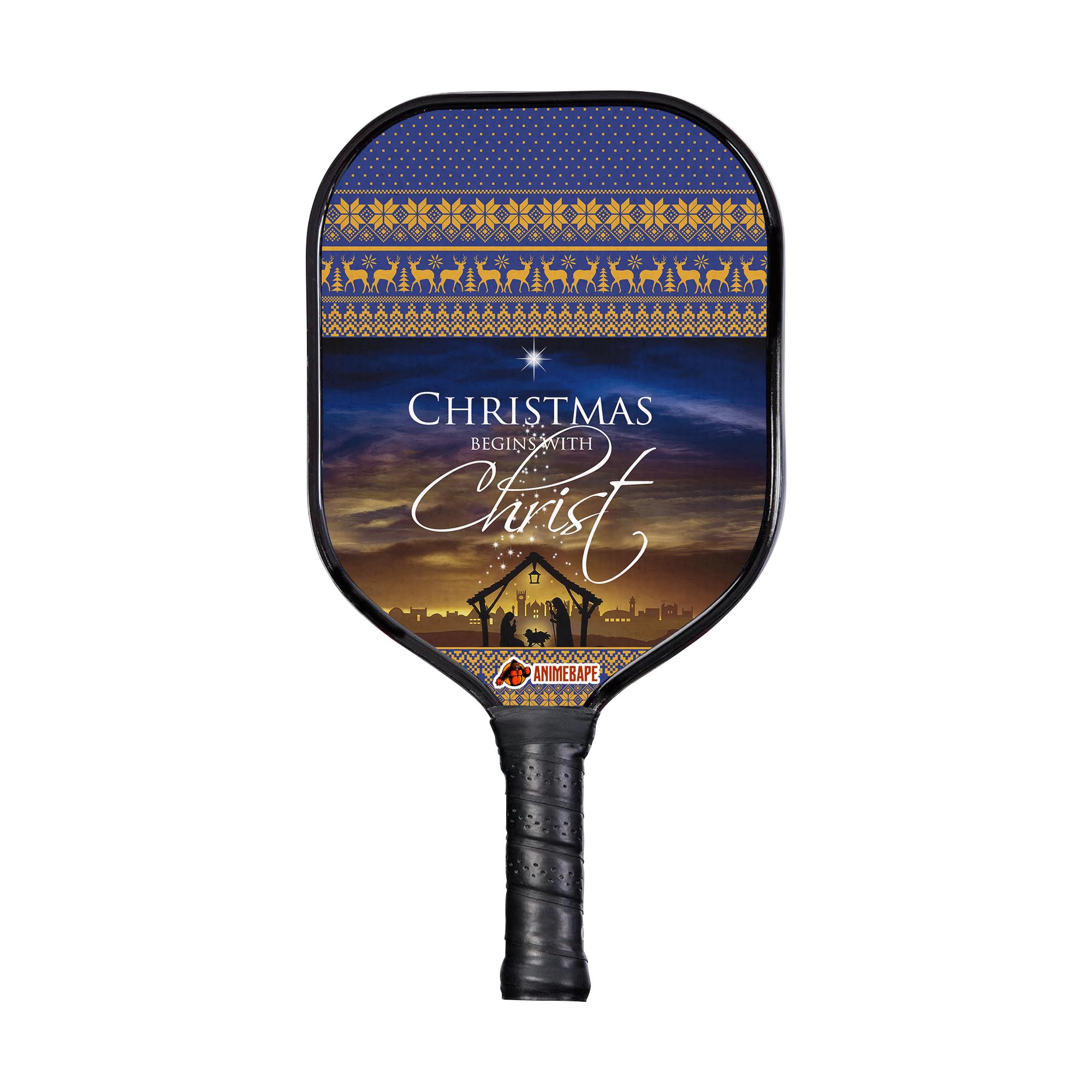 Custom Christian Jesus Easter Pickleball Paddle
