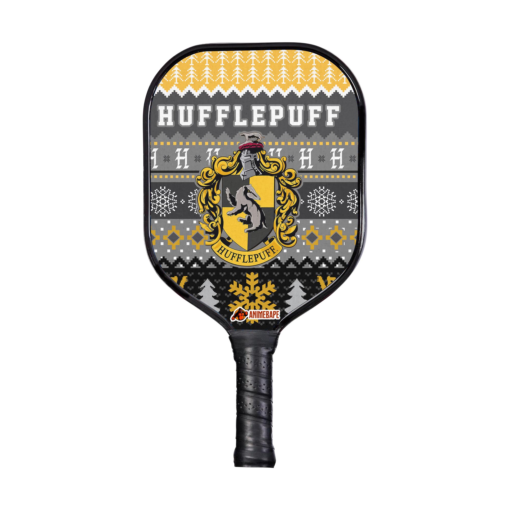 Custom Harry Potter Hufflepuff House Pickleball Paddle