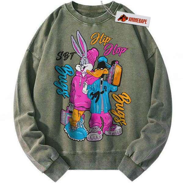 Vintage Looney Tunes Sweatshirt, Daffy Duck & Bugs Bunny