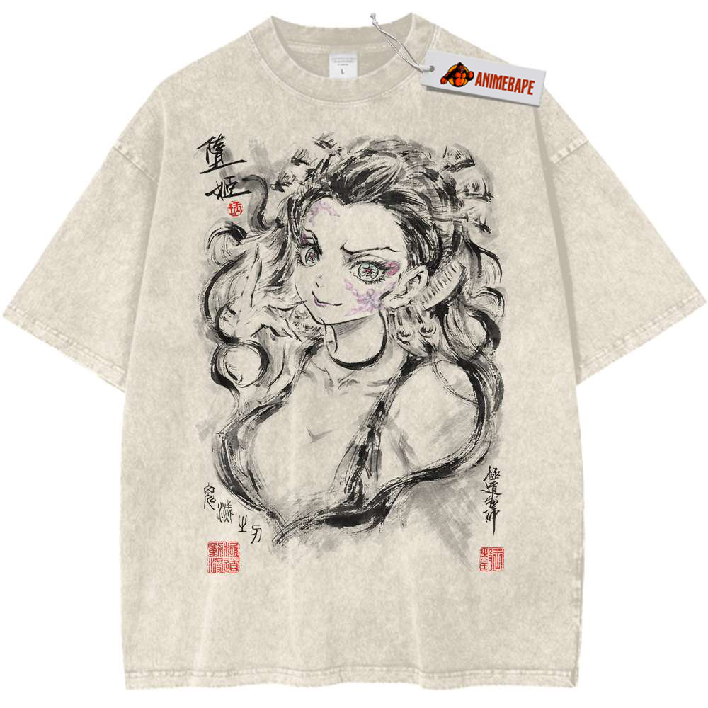 Demon Slayer Anime Vintage Daki Shirt - Graphic T-Shirt for Fans