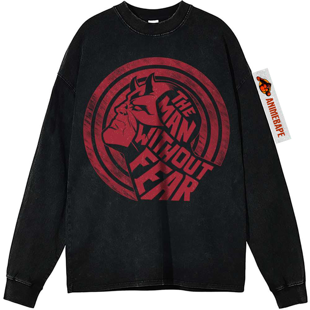 Daredevil Vintage Sweatshirt, Marvel Comics Apparel