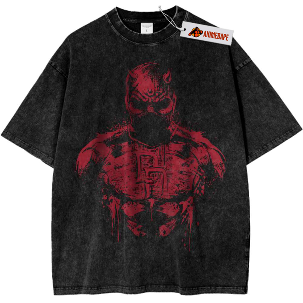 Daredevil Vintage Tee, Marvel Comics Graphic Shirt for Fans