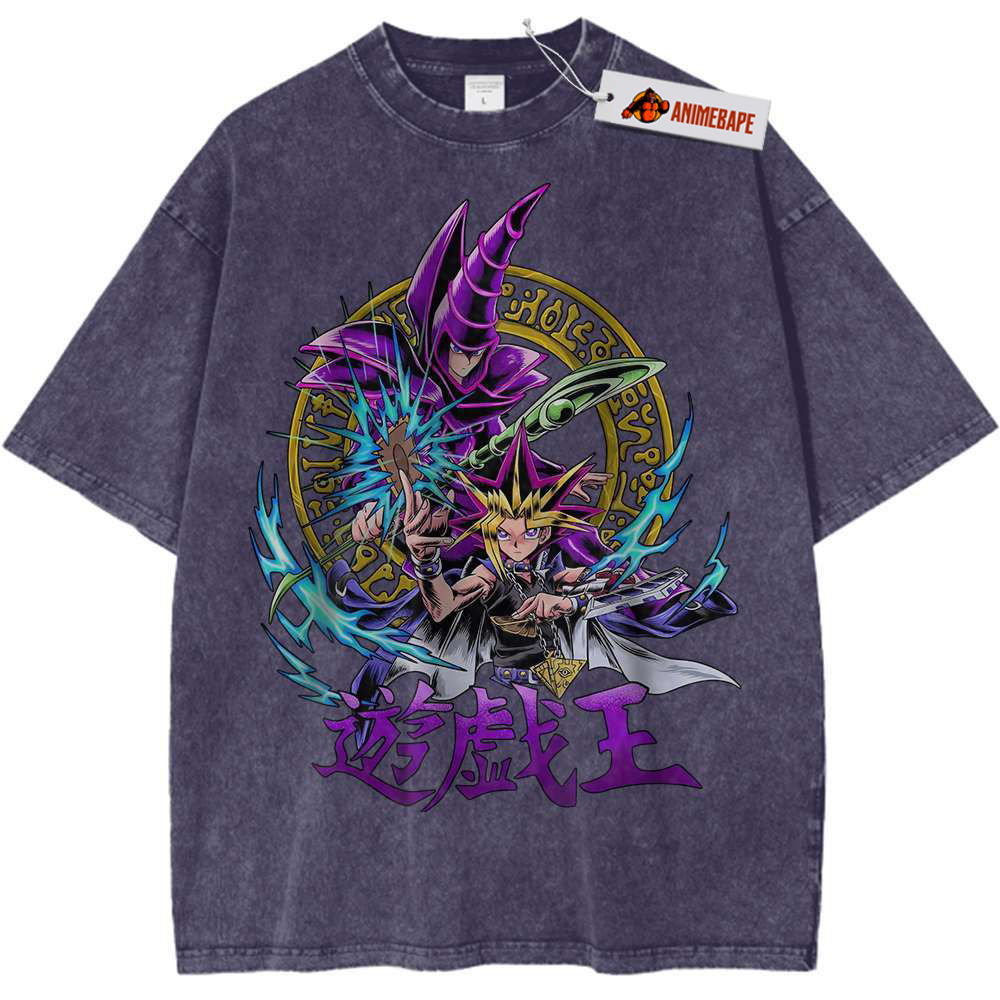 Dark Magician Yugi Muto Yu-Gi-Oh Vintage Anime Tee Shirt
