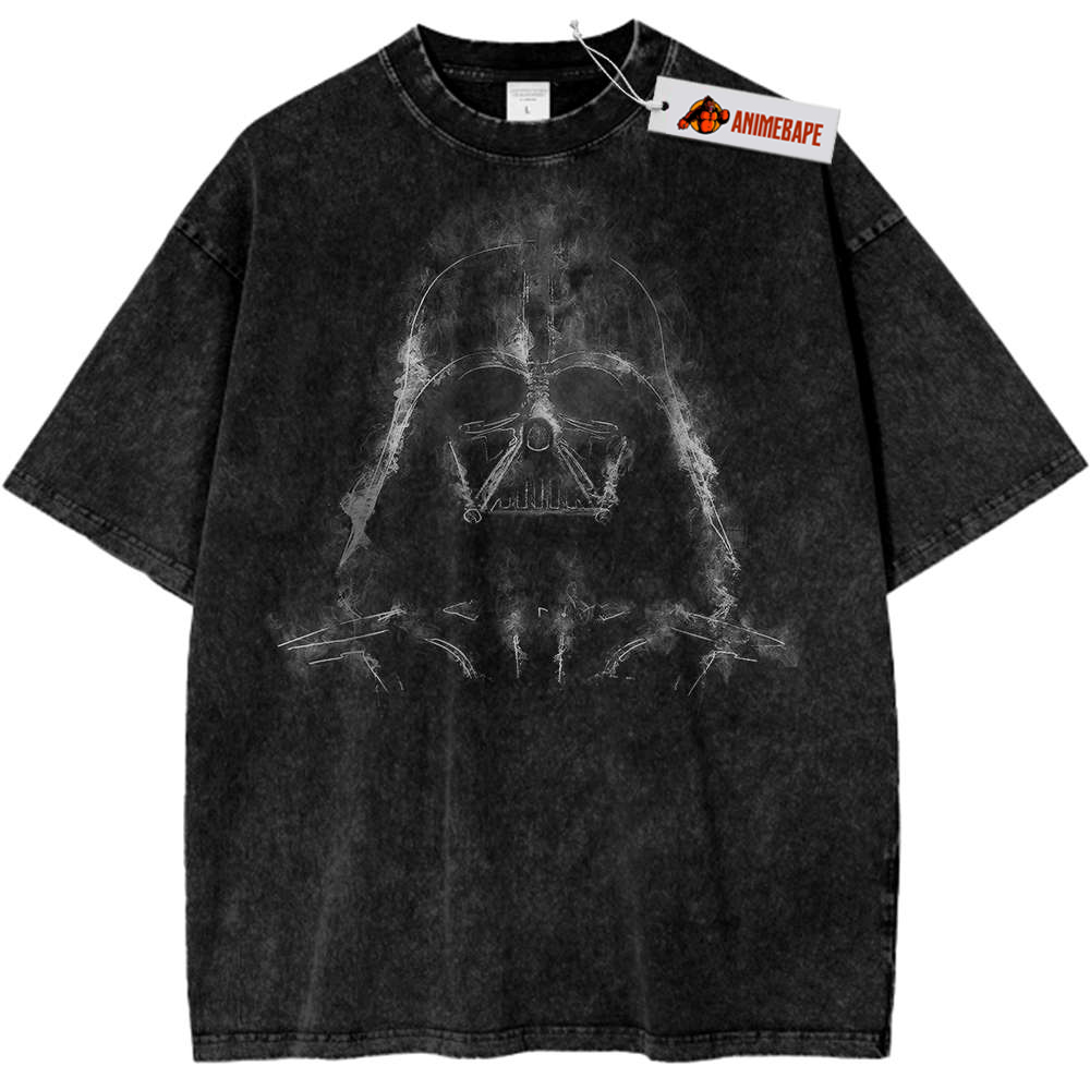 Darth Vader Star Wars Vintage T-Shirt, Movie Graphic Tee for Men