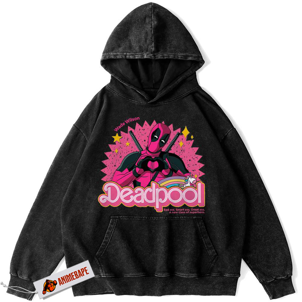 Deadpool Vintage Hoodie for Men, Marvel Comics Apparel