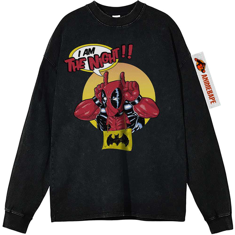 Deadpool Vintage Sweatshirt, Marvel Comics Apparel