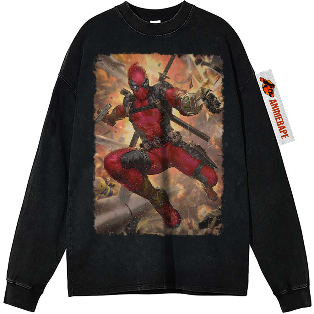 Marvel Deadpool Vintage Sweatshirt for Men and Women