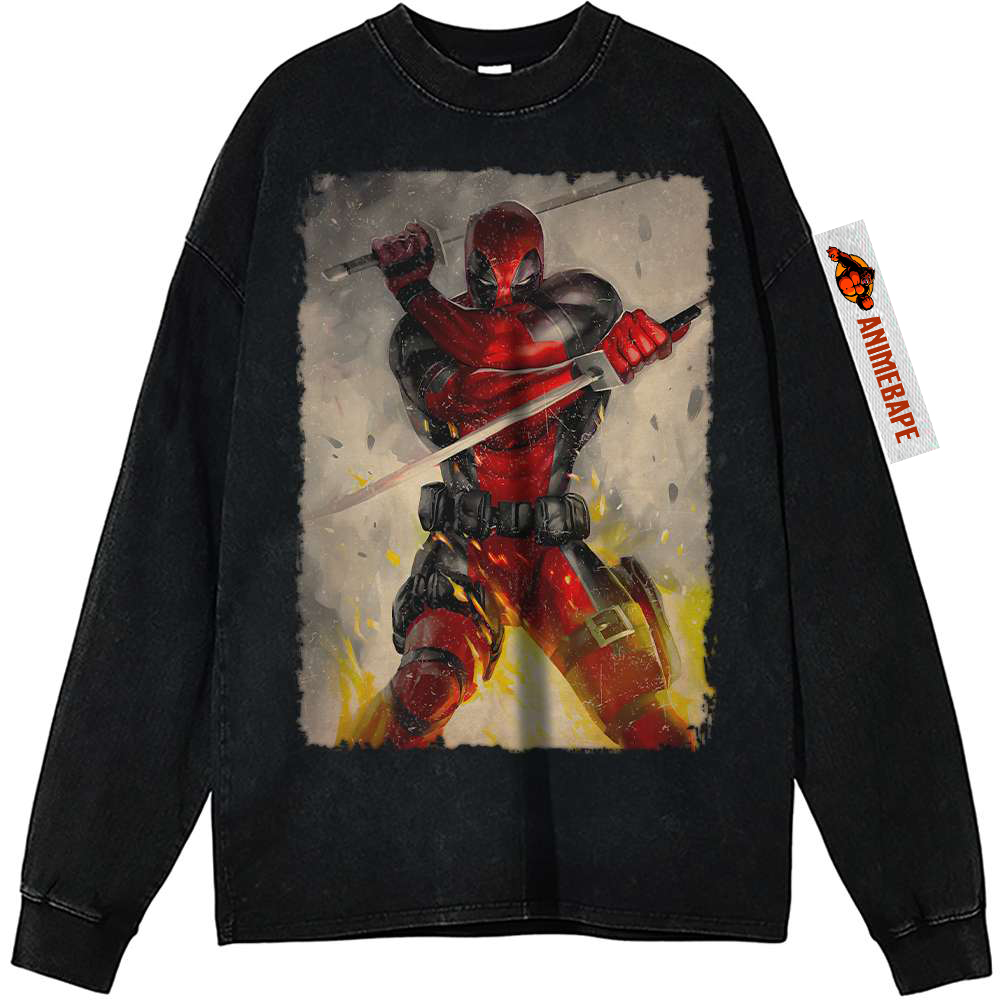 Marvel Deadpool Vintage Sweatshirt for Men and Women