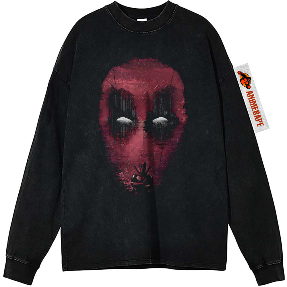 Deadpool Vintage Sweatshirt, Marvel Comics Apparel for Men