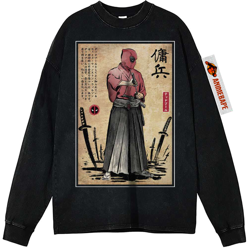 Deadpool Vintage Sweatshirt, Marvel Comics Apparel for Men