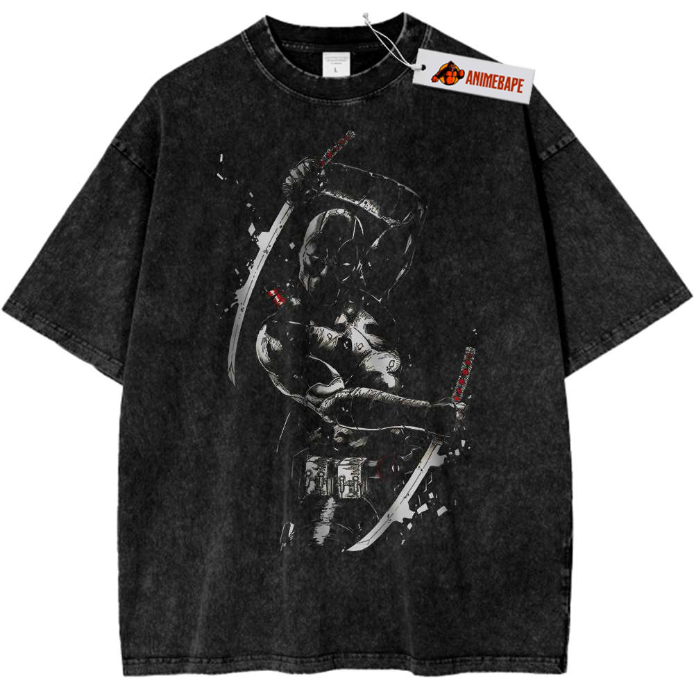 Deadpool Vintage T-Shirt, Marvel Comics Graphic Tee, Stylish Tee