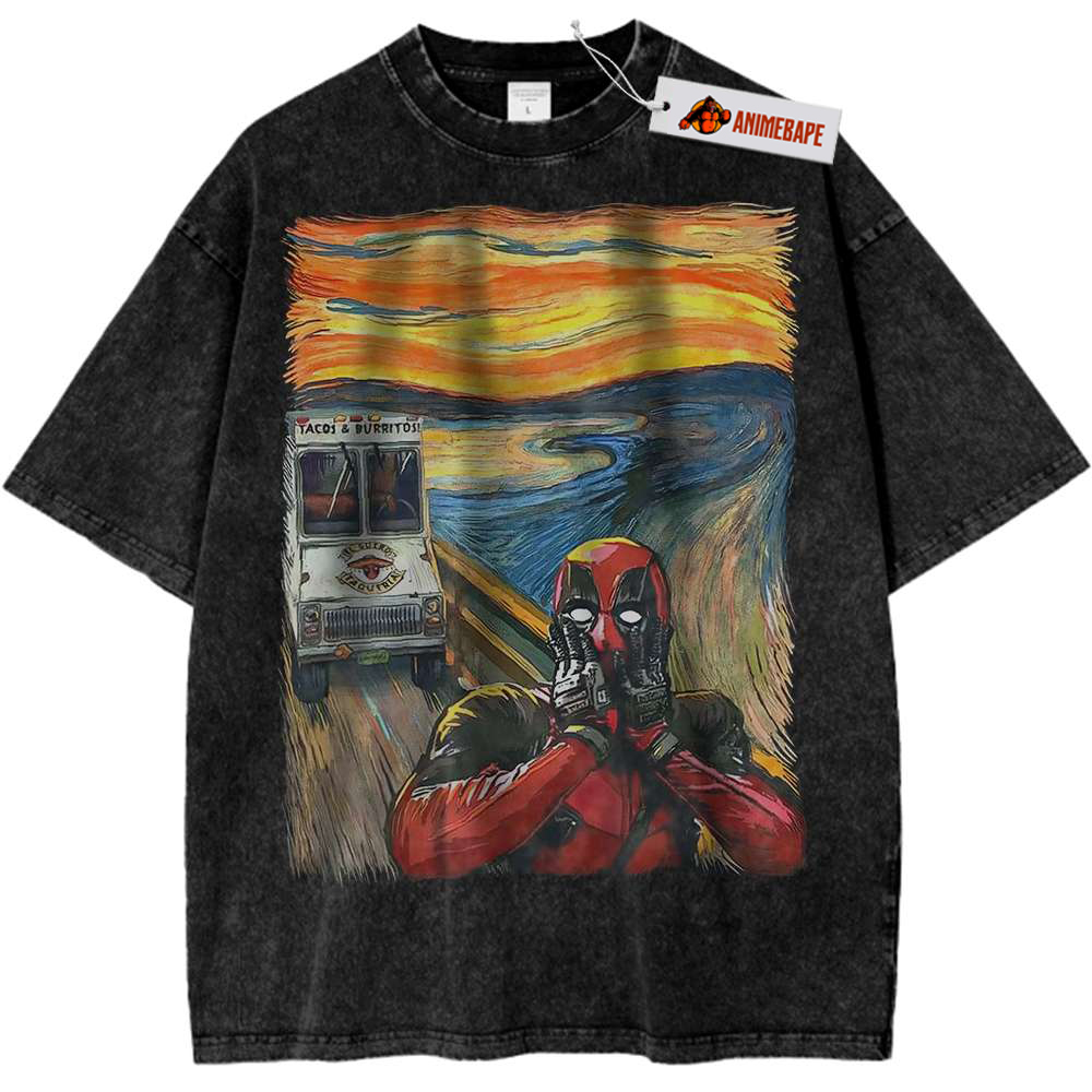 Deadpool Vintage T-Shirt, Marvel Comics Graphic Tee for Fans