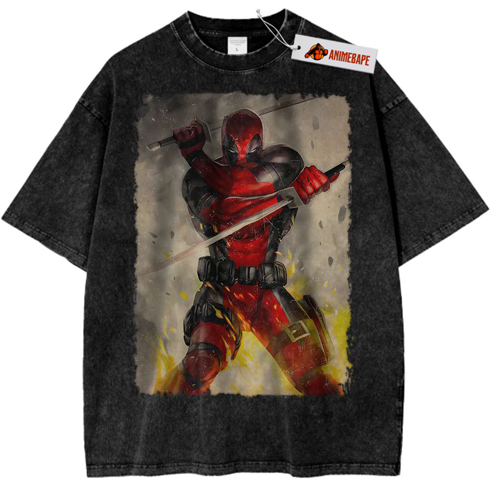 Deadpool Vintage Tee, Marvel Comics Shirt for Men and Women