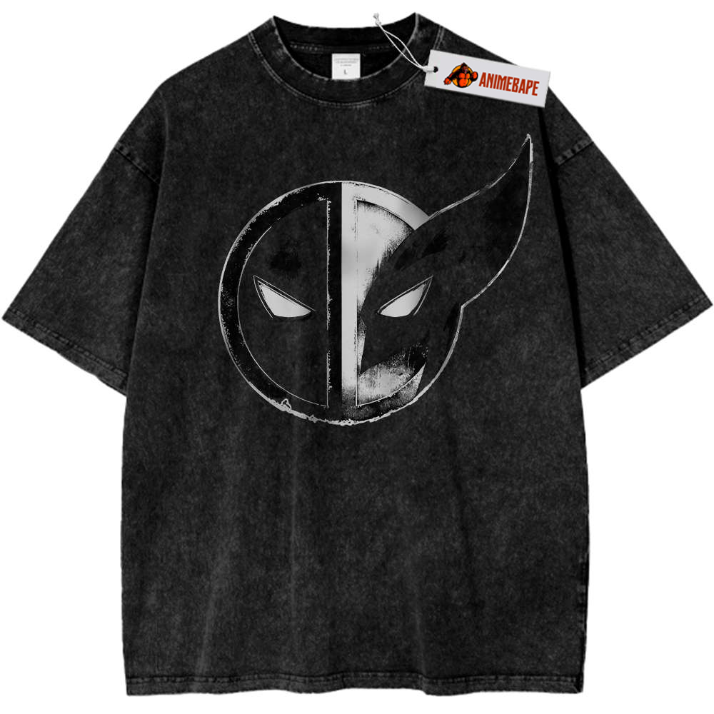 Deadpool Wolverine V7 Vintage T-Shirt, Marvel Comics Graphic Tee