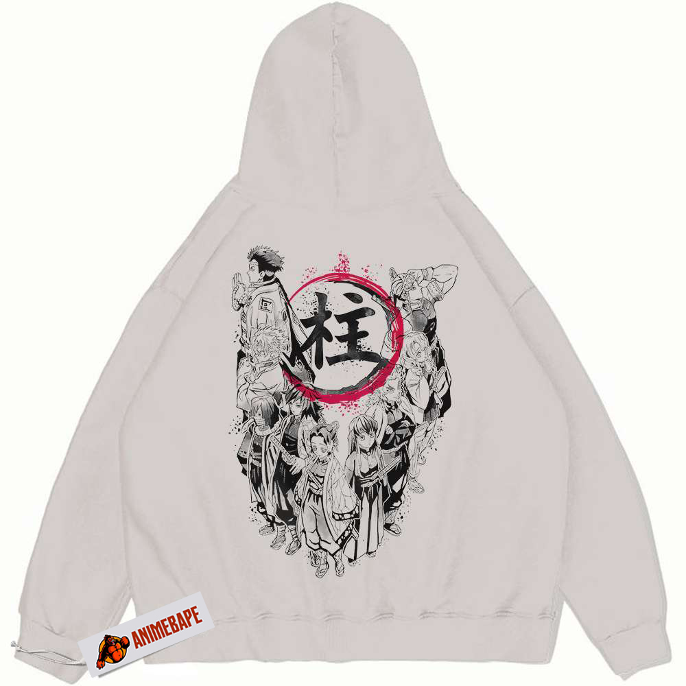 Anime Demon Slayer Vintage Hoodie for Fans Demon Slayer