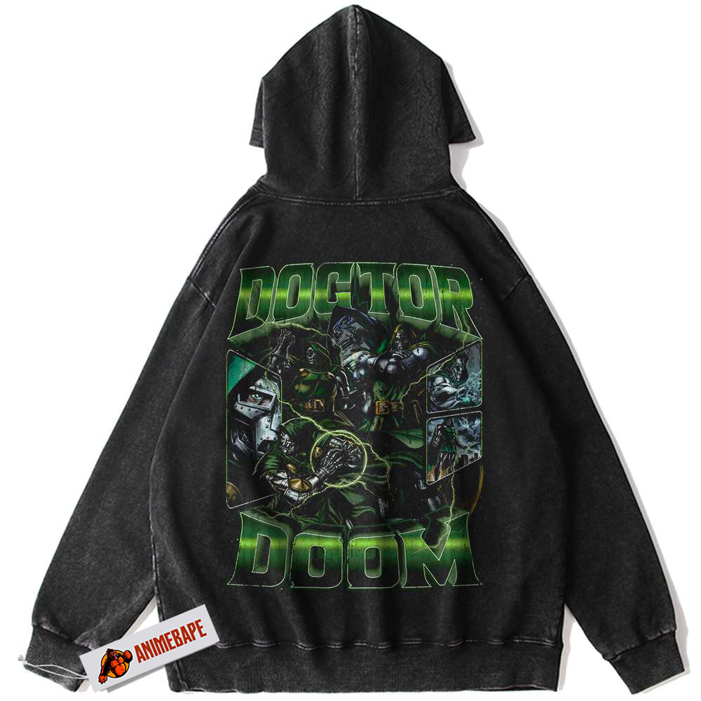 Marvel Doctor Doom Vintage Hoodie for Men and Women