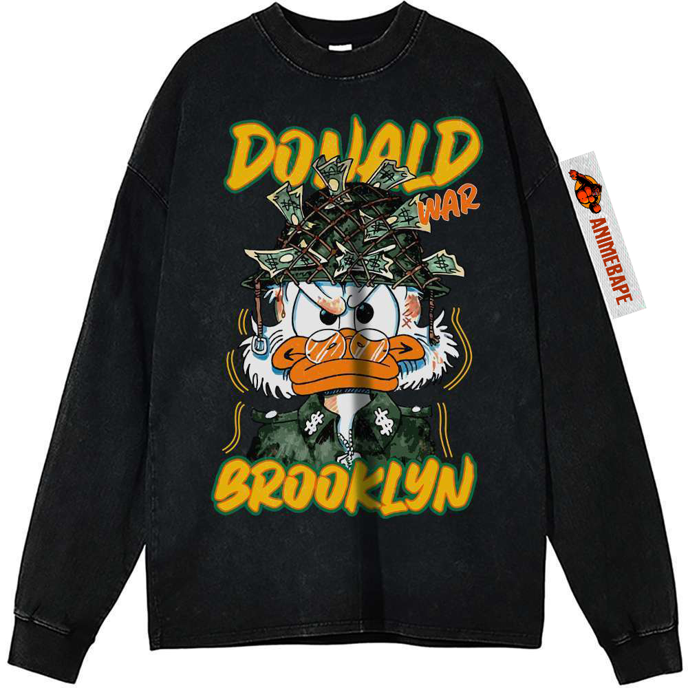 Vintage Donald Duck Cartoon Sweatshirt for Men and Women