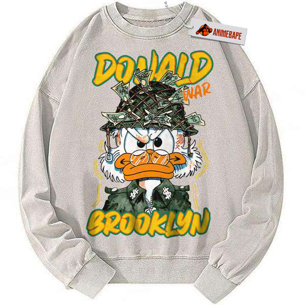 Vintage Donald Duck Cartoon Sweatshirt - Unisex Sweater