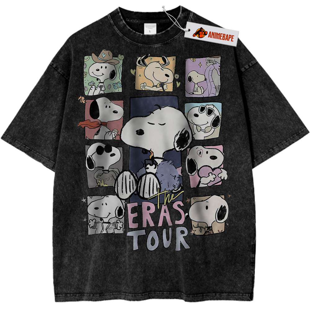 Snoopy Peanuts Taylor Swift Eras Tour Vintage T-Shirt