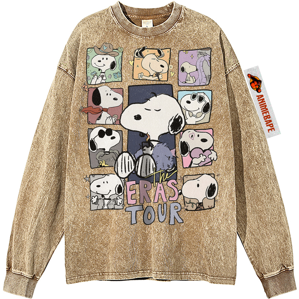 Snoopy Taylor Swift Eras Tour Vintage Long Sleeve Unisex 