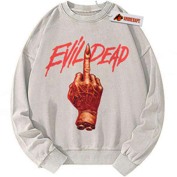 Evil Dead Horror Sweatshirt for Halloween, Vintage Style Sweater