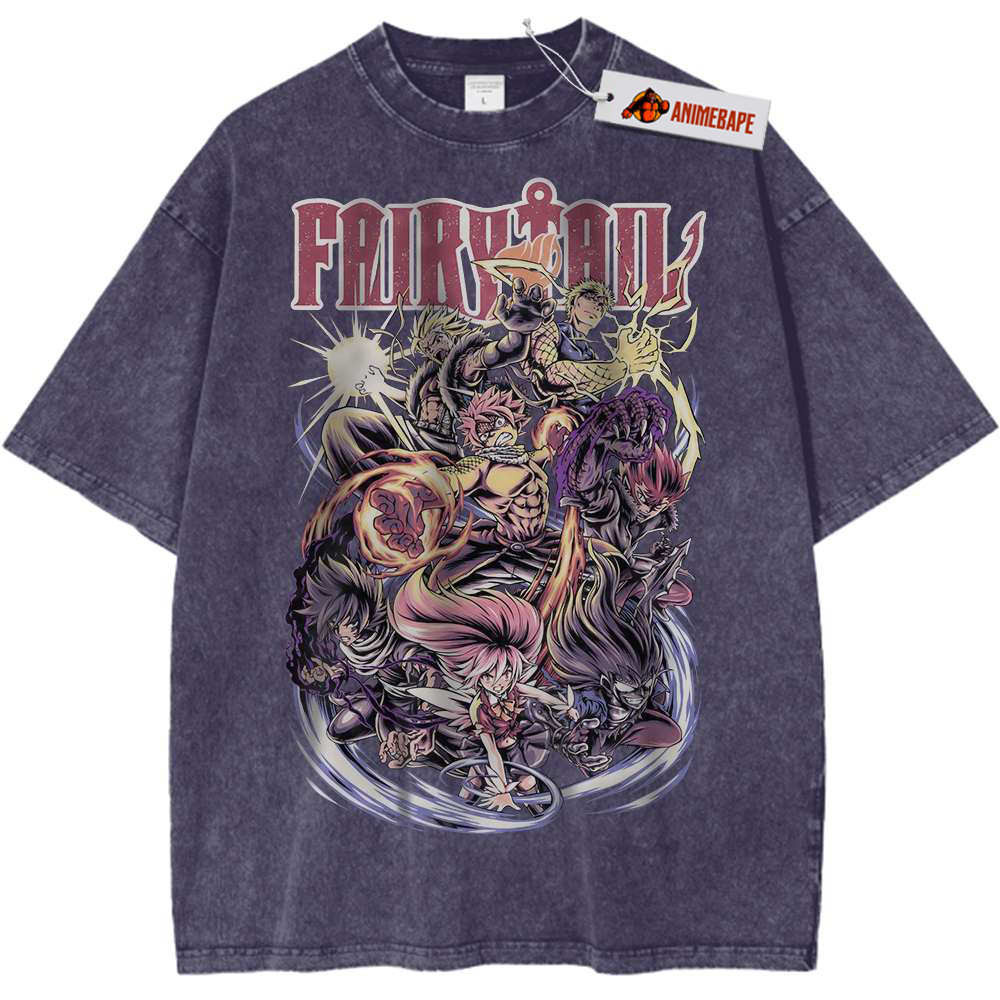 Fairy Tail Anime Shirt, Vintage Graphic Tee - Comfortable T-Shirt