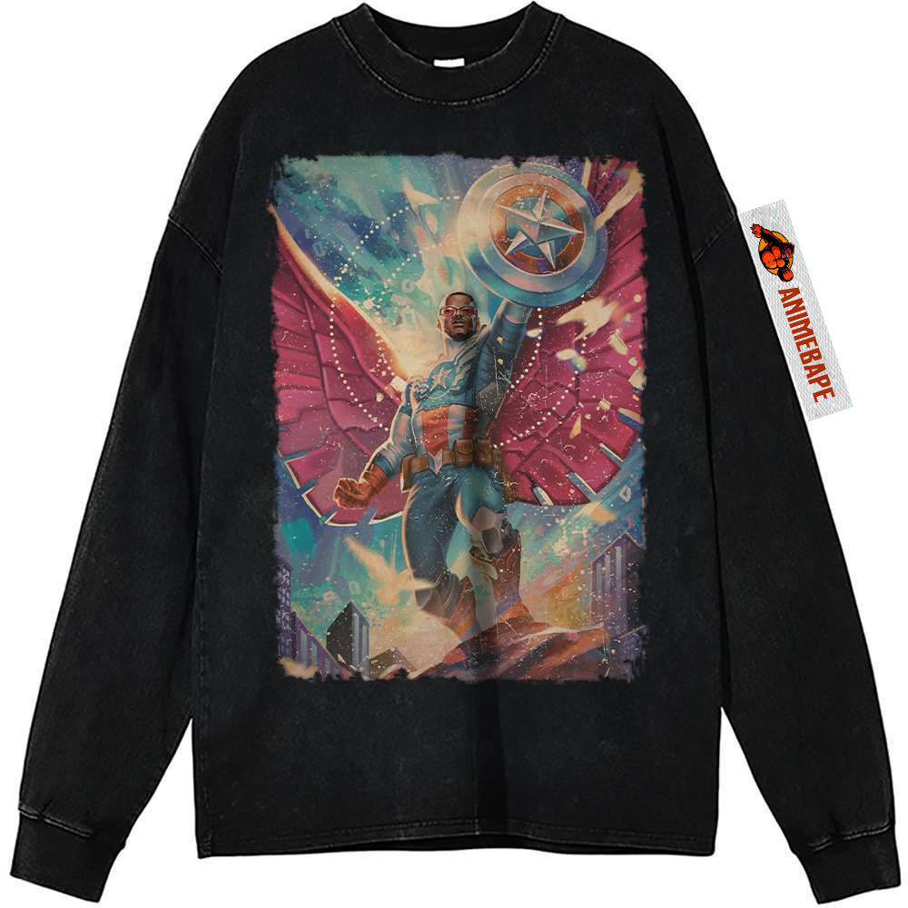 Marvel Comics Vintage Falcon Sweatshirt for Men