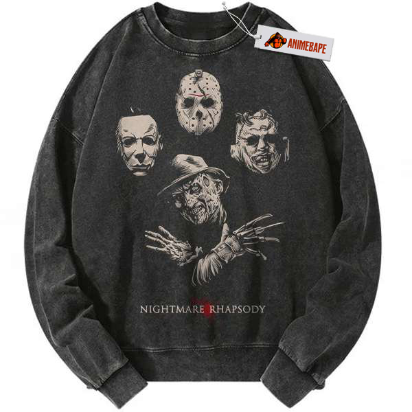 Horror Icon Sweatshirt - Freddy Krueger, Jason, Michael, Leatherface