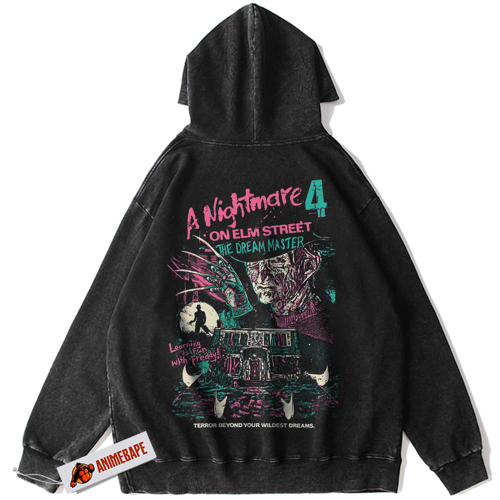 Freddy Krueger Hoodie, A Nightmare on Elm Street Vintage Horror Hoodie
