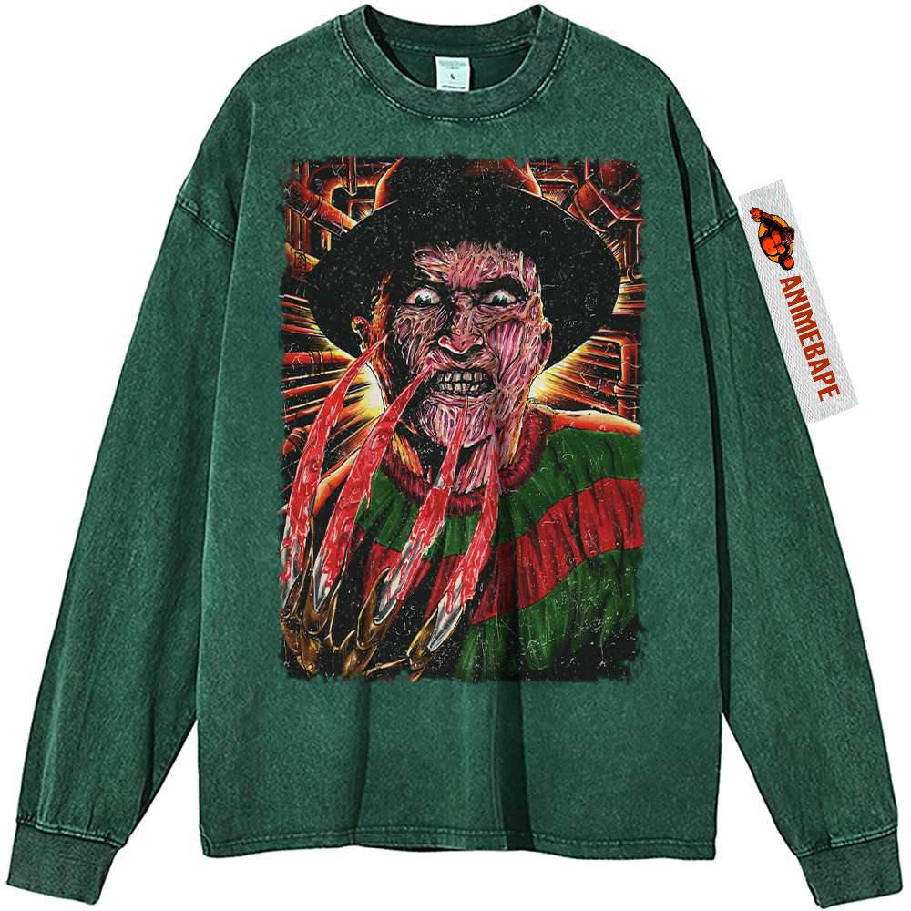 Freddy Krueger Sweatshirt, A Nightmare on Elm Street Horror Shirt
