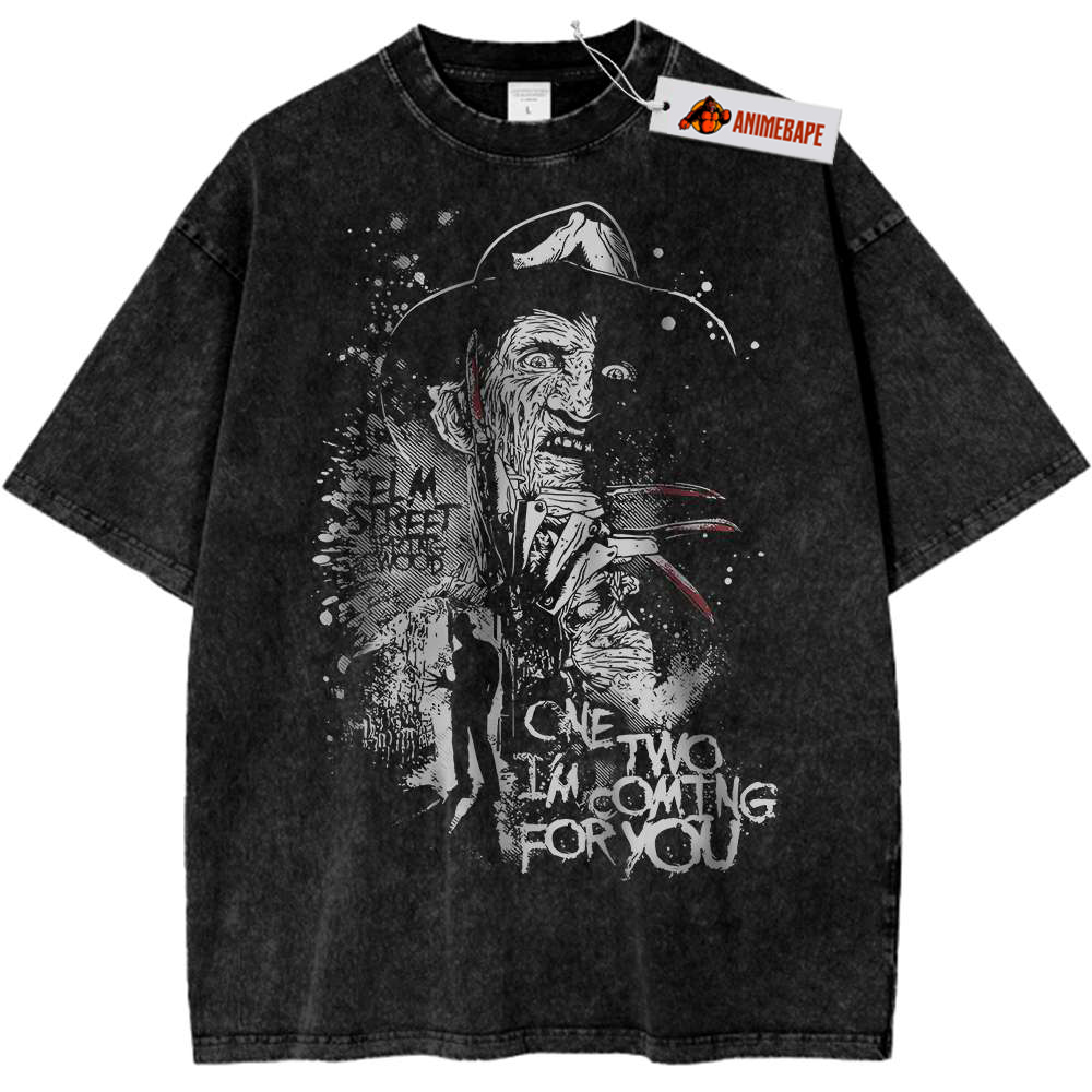 Freddy Krueger A Nightmare on Elm Street Halloween Horror T-Shirt
