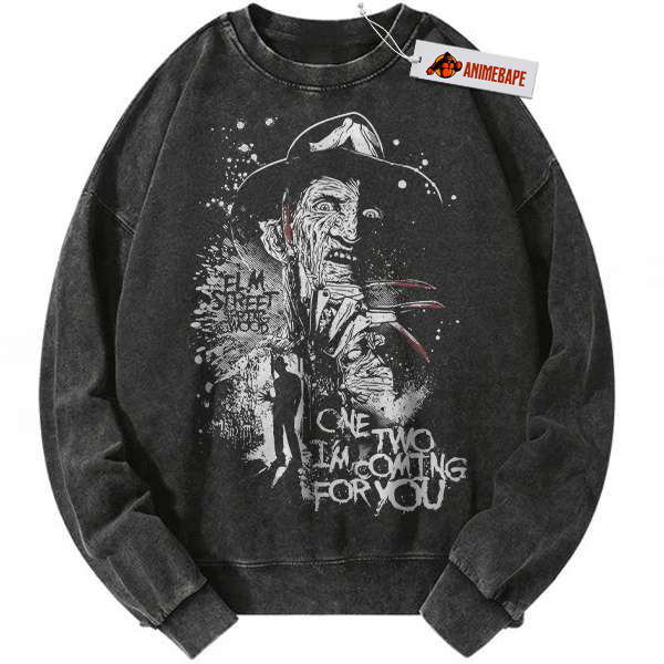 A Nightmare on Elm Street Freddy Krueger Horror Sweatshirt Vintage